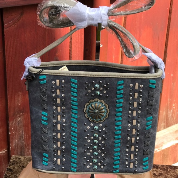 Montana West Handbags - Montana West Gray Crossbody NWT